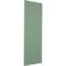 Ekena Millwork True Fit PVC Horizontal Slat Framed Modern Style Fixed Mount Shutters, Track Green, 15W x 62H, PR TFP001HF15X062TG - alternate 13